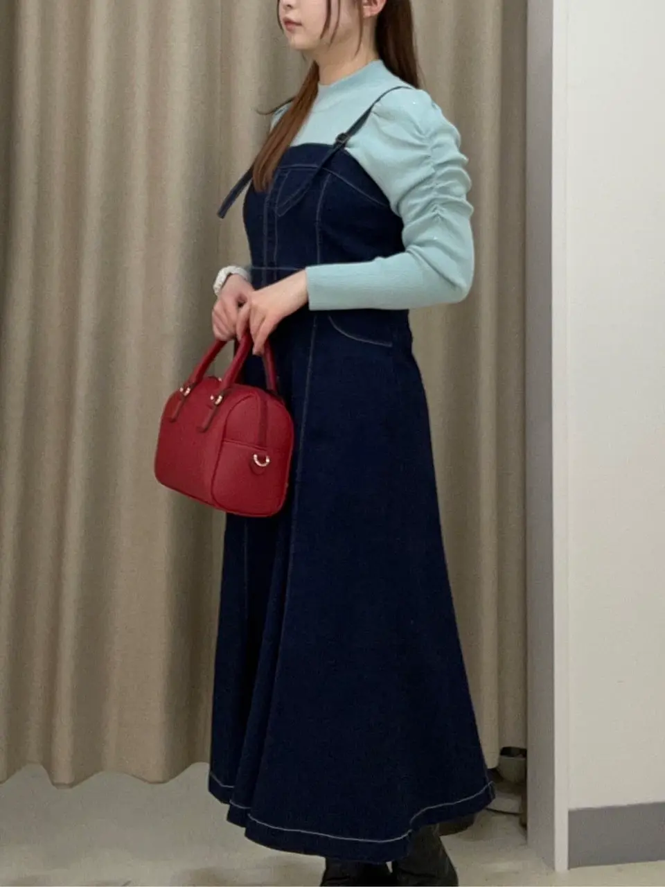 ANY SIS カモガワ コーディネート画像