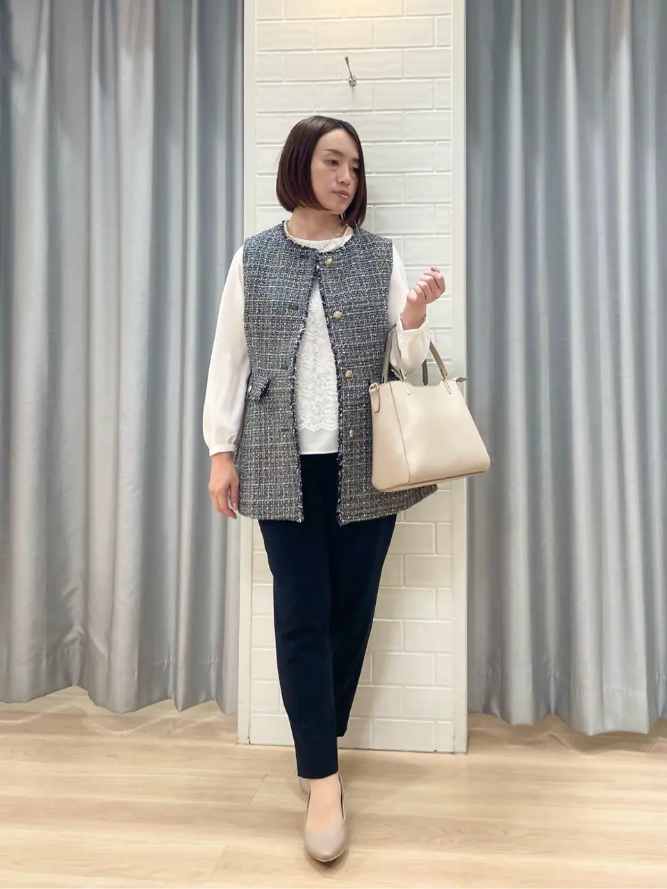 ANY SIS 丸岡 コーディネート画像