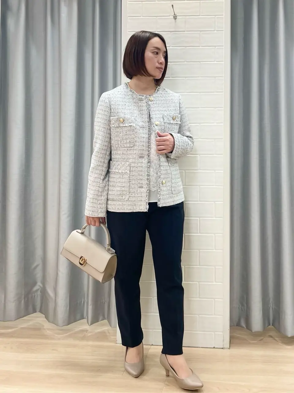 ANY SIS 丸岡 コーディネート画像