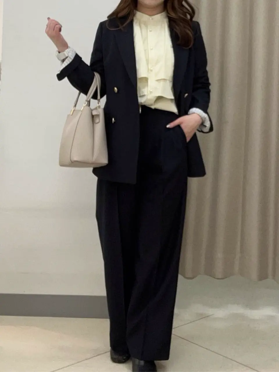 ANY SIS カモガワ コーディネート画像