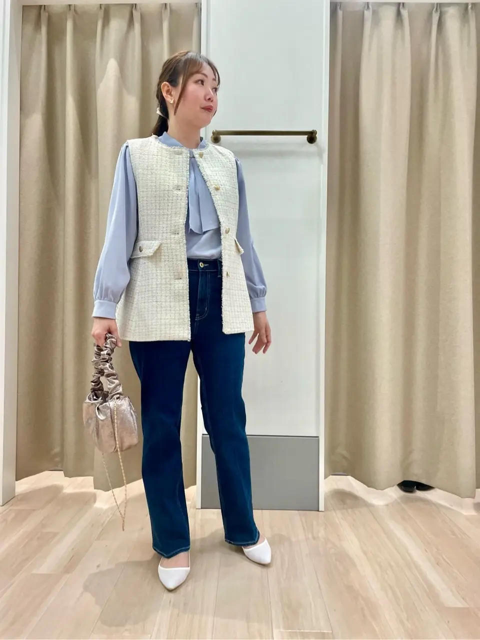 ANY SIS 笠羽 コーディネート画像