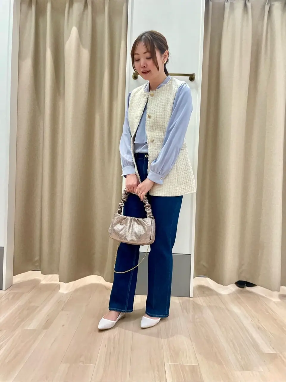 ANY SIS 笠羽 コーディネート画像