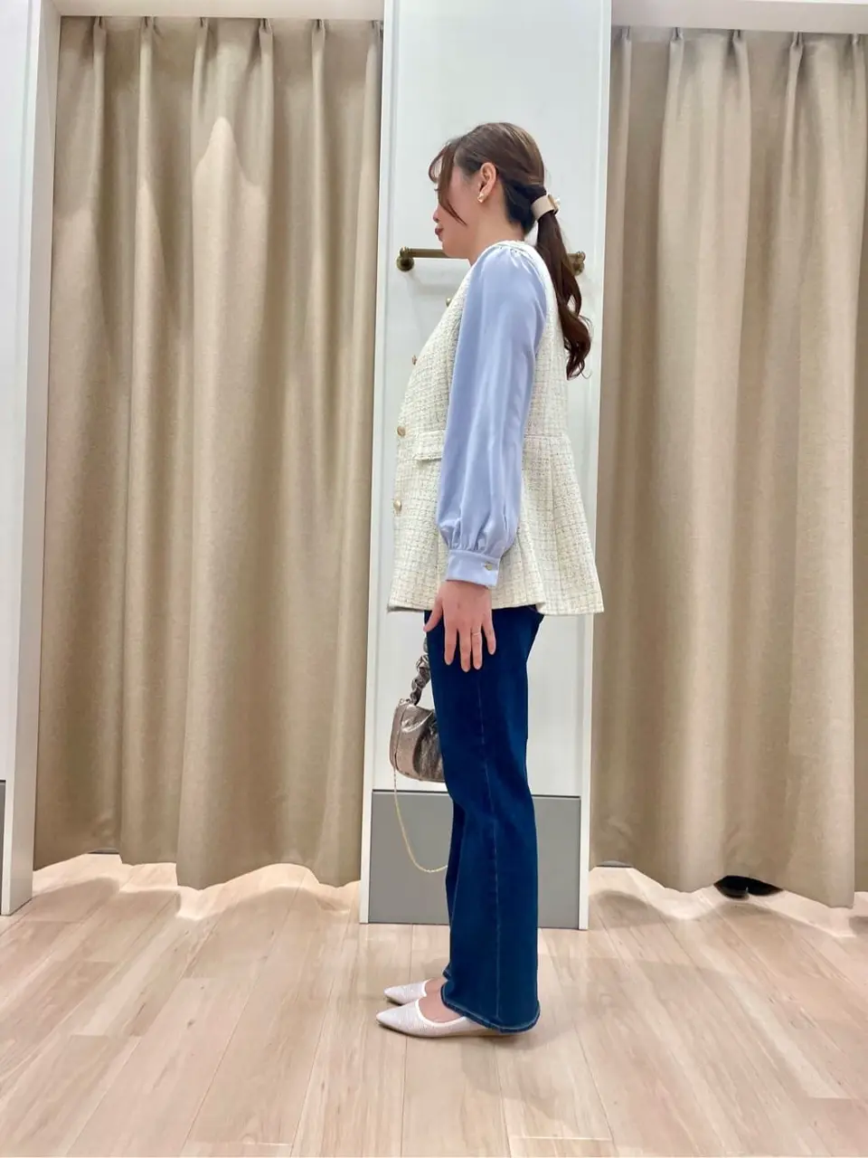 ANY SIS 笠羽 コーディネート画像