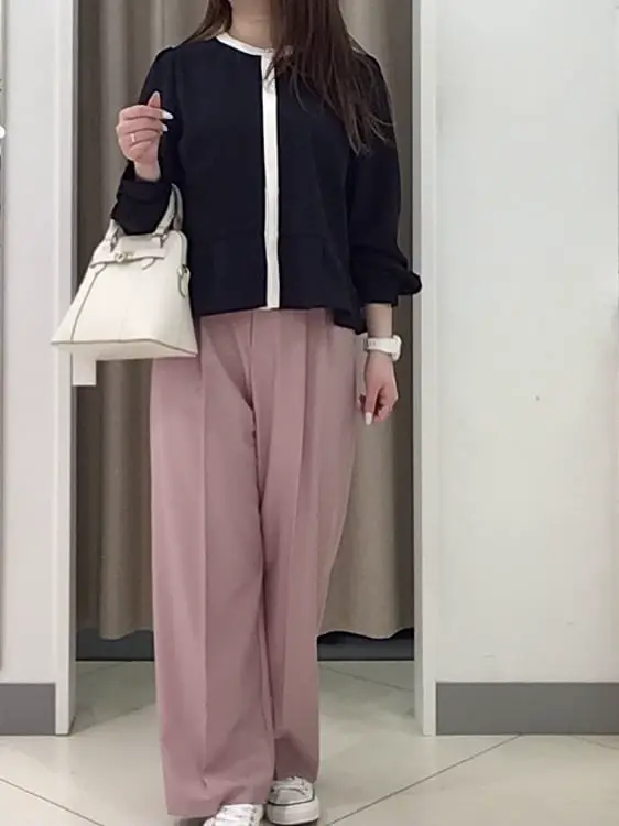 ANY SIS カモガワ コーディネート画像