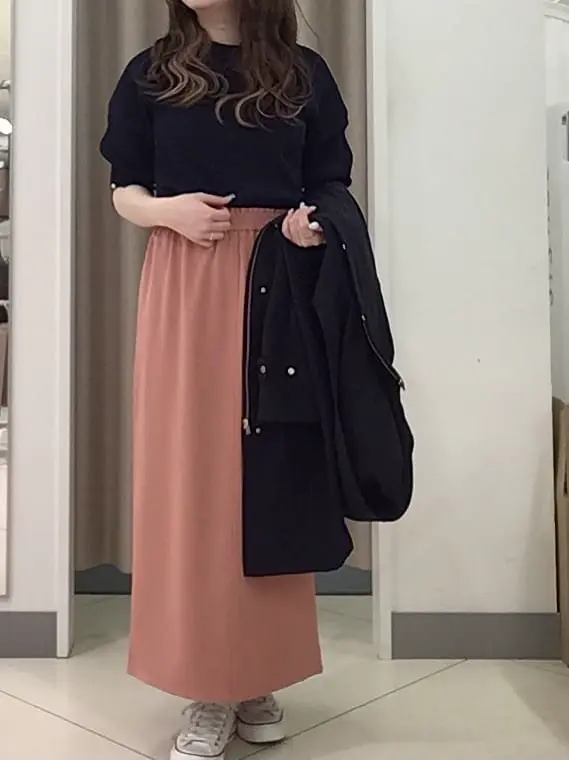 ANY SIS カモガワ コーディネート画像