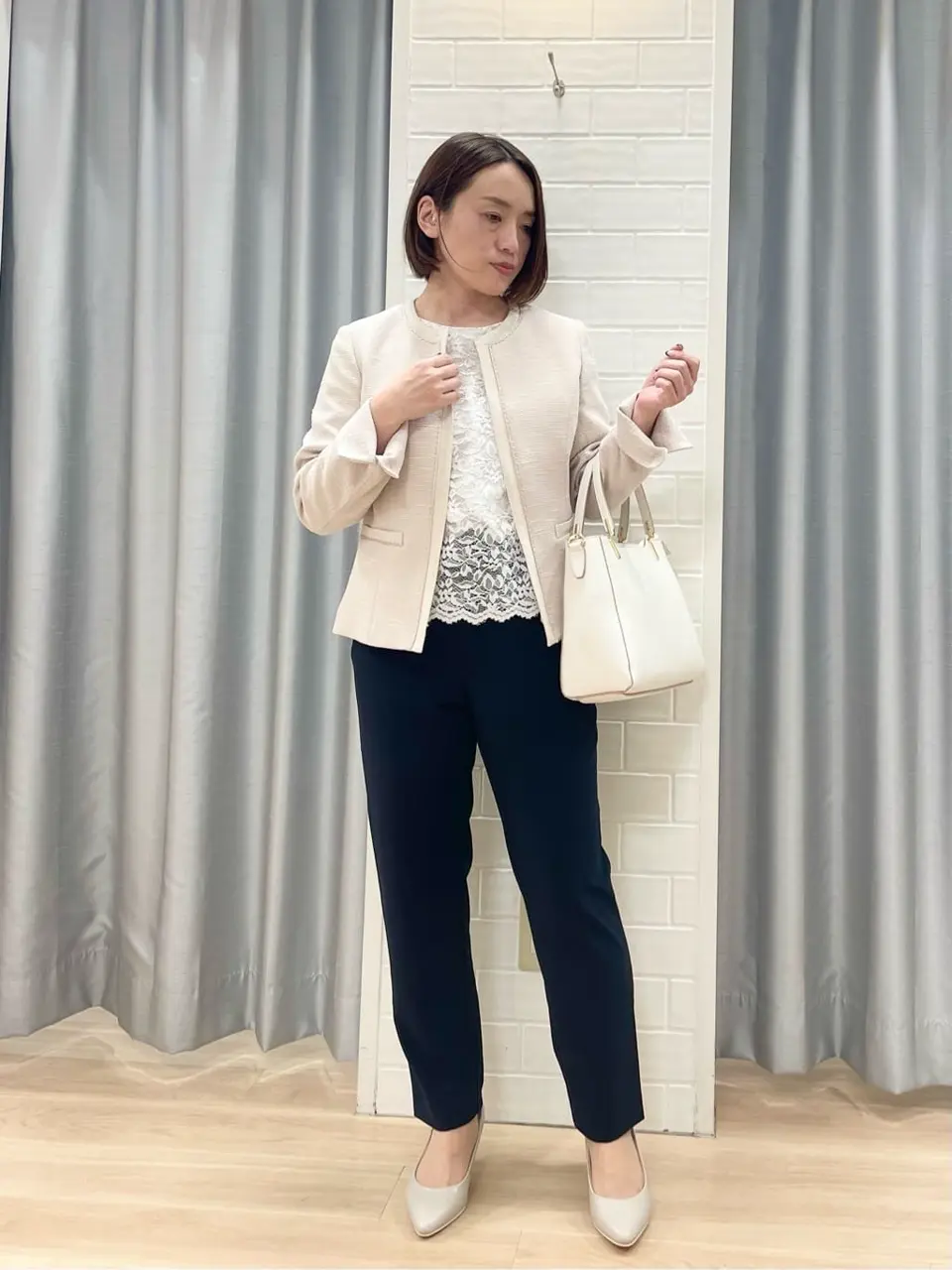 ANY SIS 丸岡 コーディネート画像