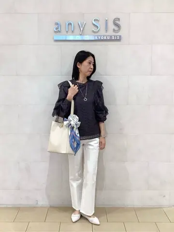 ANY SIS 藤森 コーディネート画像
