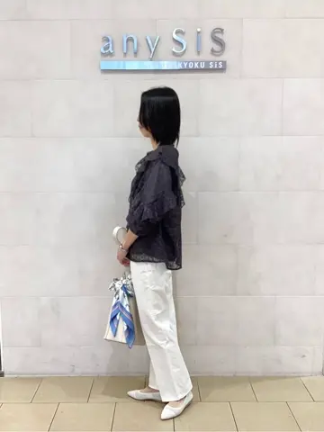 ANY SIS 藤森 コーディネート画像