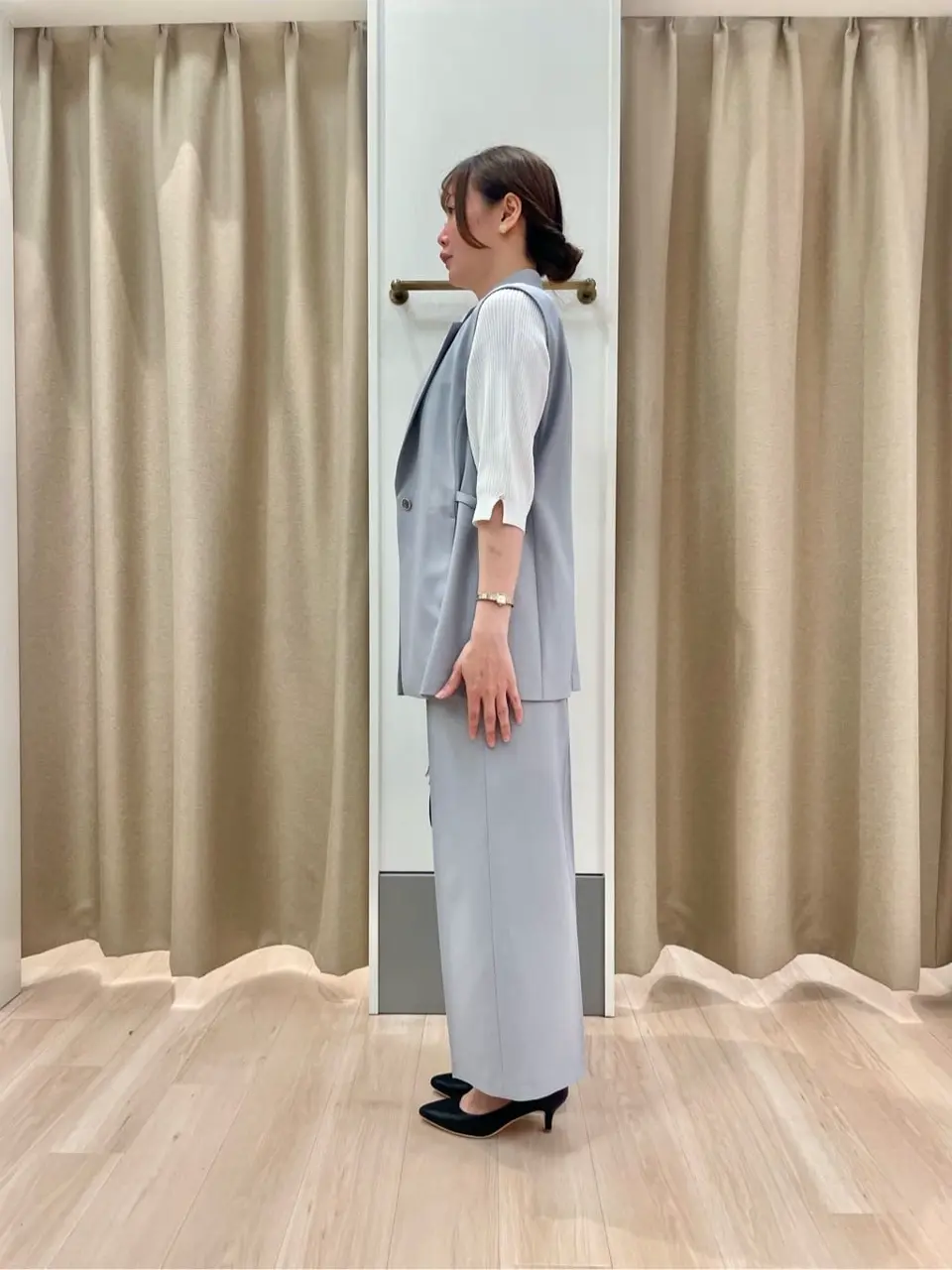 ANY SIS 笠羽 コーディネート画像