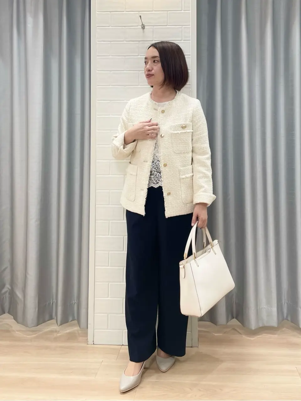 ANY SIS 丸岡 コーディネート画像