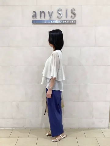 ANY SIS 藤森 コーディネート画像