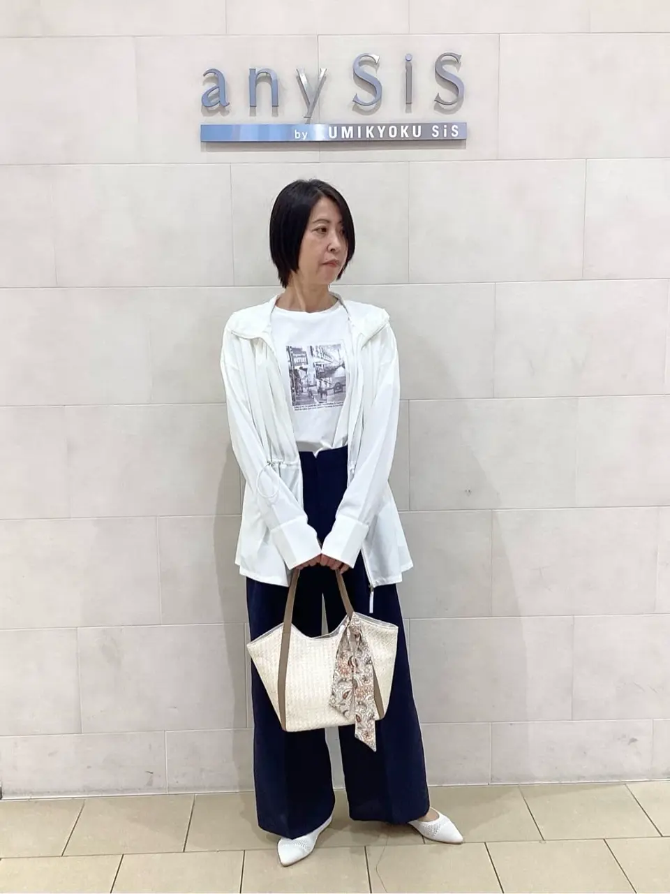 ANY SIS 藤森 コーディネート画像