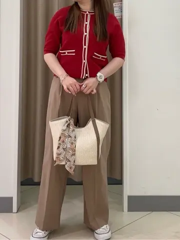 ANY SIS カモガワ コーディネート画像