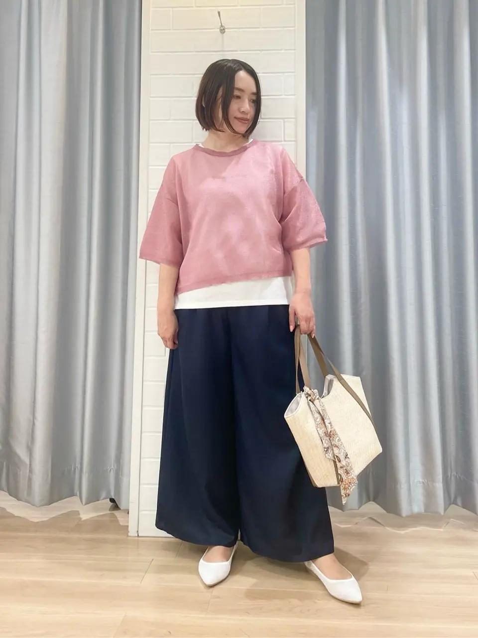 ANY SIS 丸岡 コーディネート画像