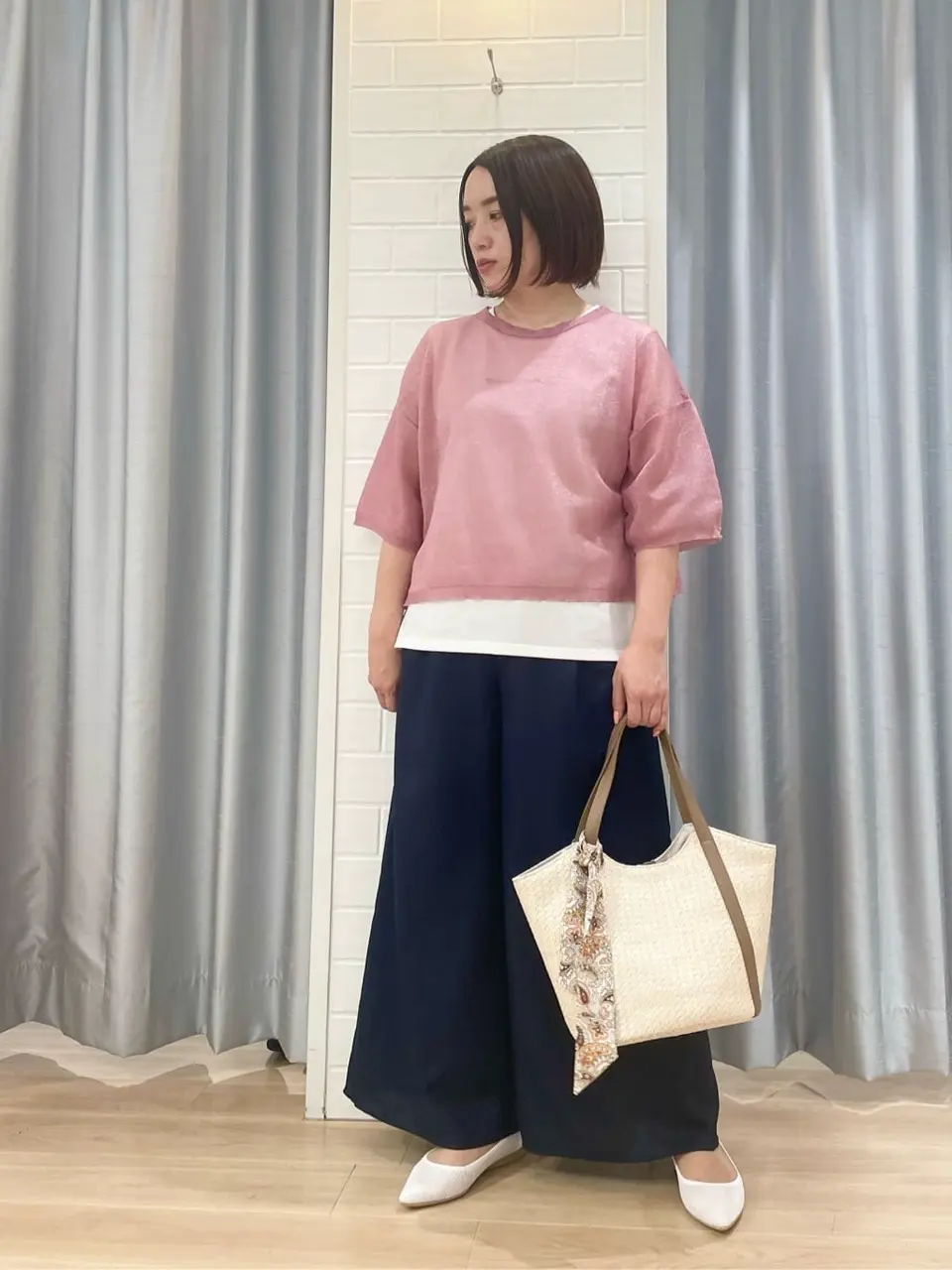 ANY SIS 丸岡 コーディネート画像