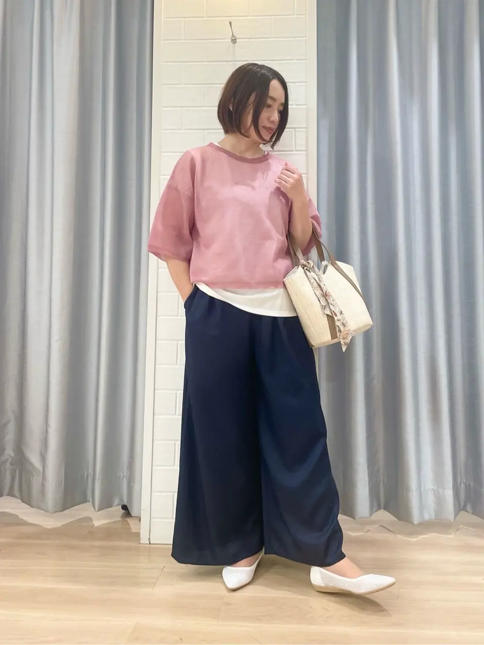 ANY SIS 丸岡 コーディネート画像