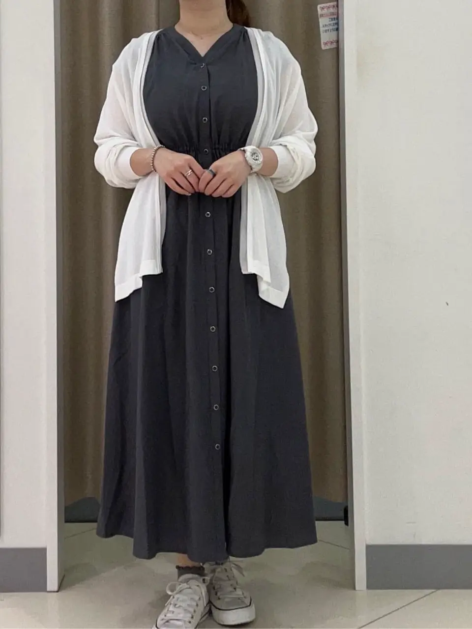 ANY SIS カモガワ コーディネート画像