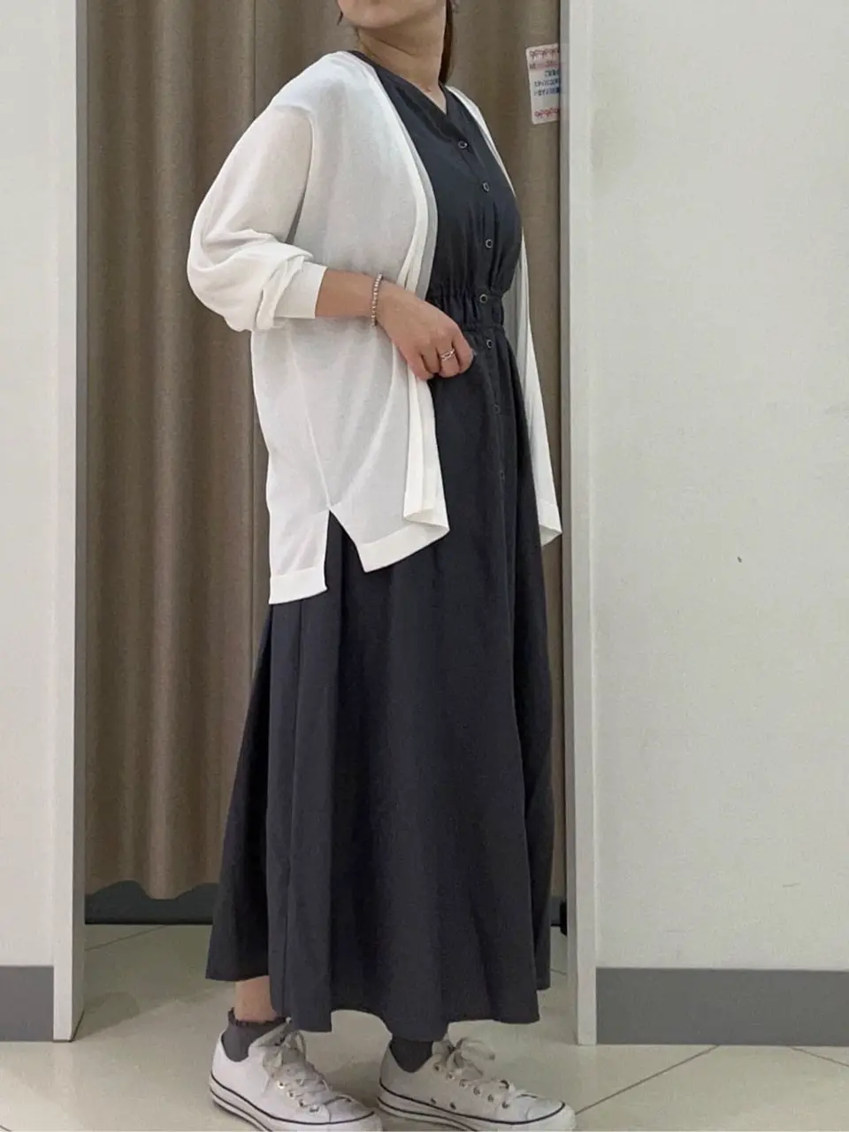 ANY SIS カモガワ コーディネート画像