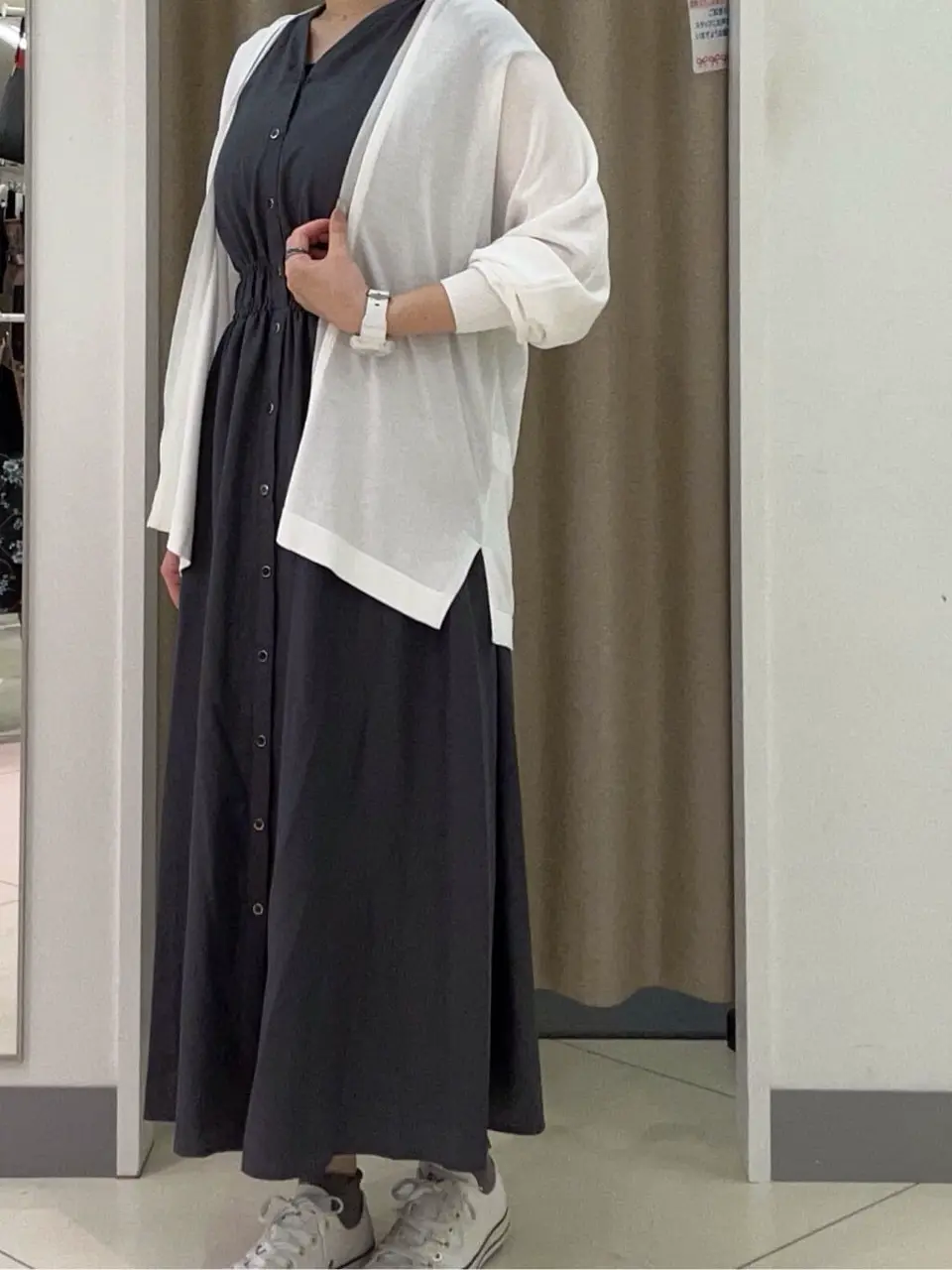 ANY SIS カモガワ コーディネート画像