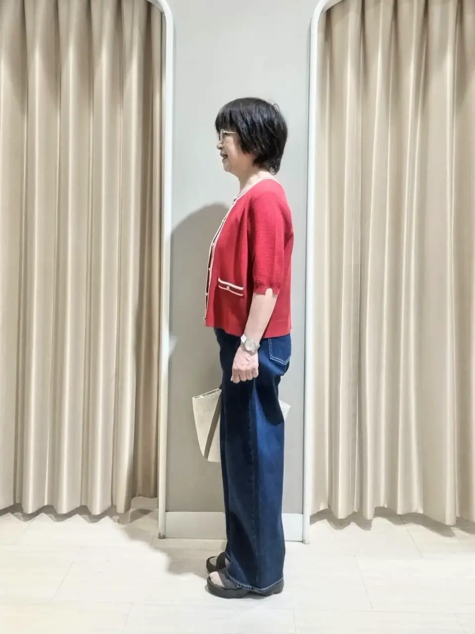 ANY SIS 岡本 コーディネート画像