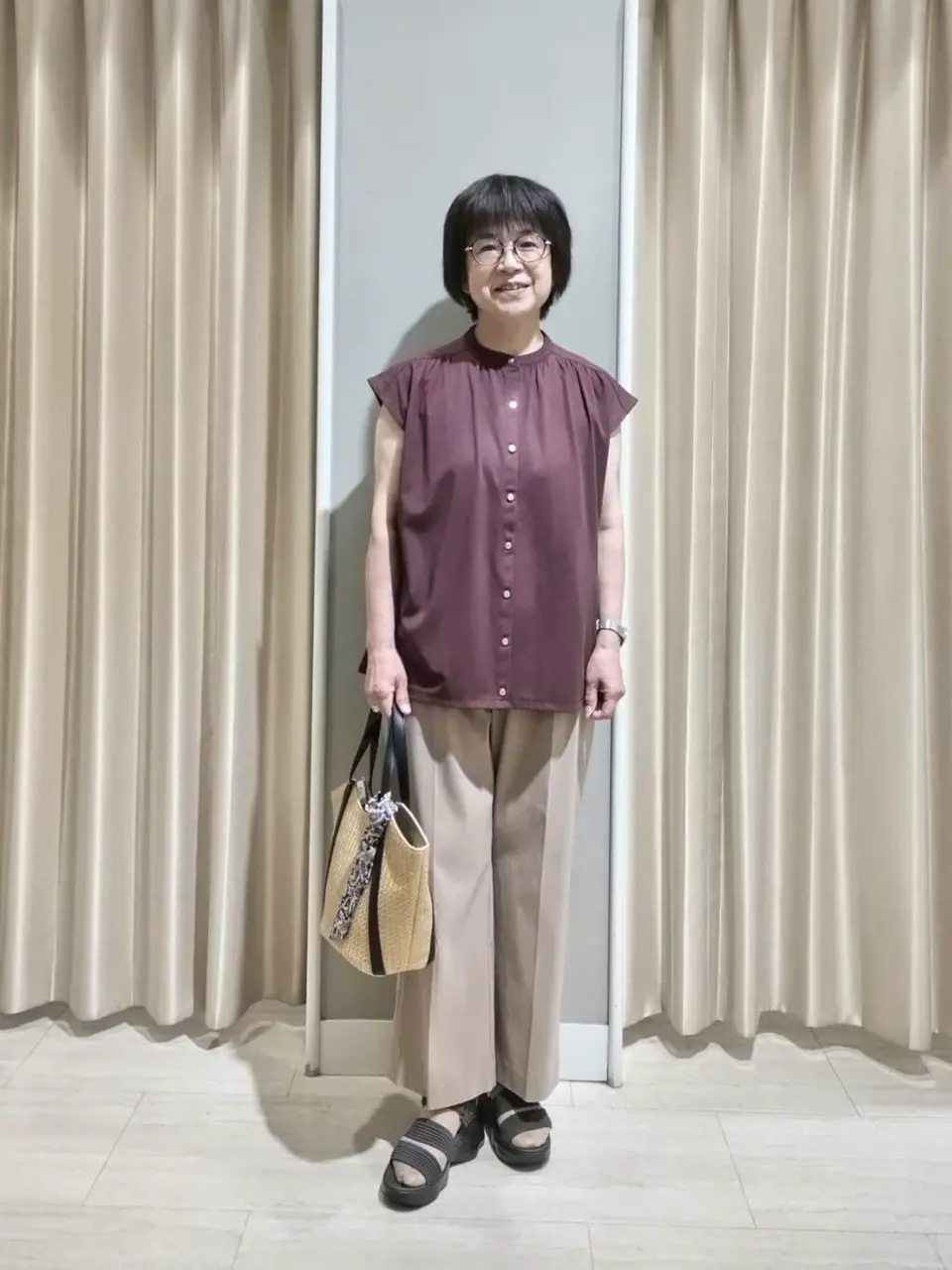 ANY SIS 岡本 コーディネート画像