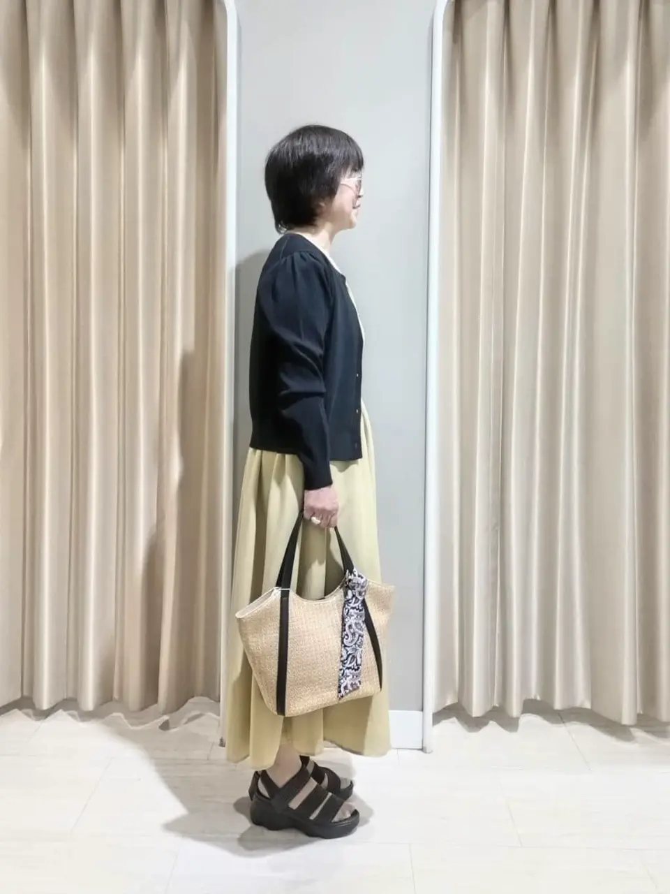 ANY SIS 岡本 コーディネート画像