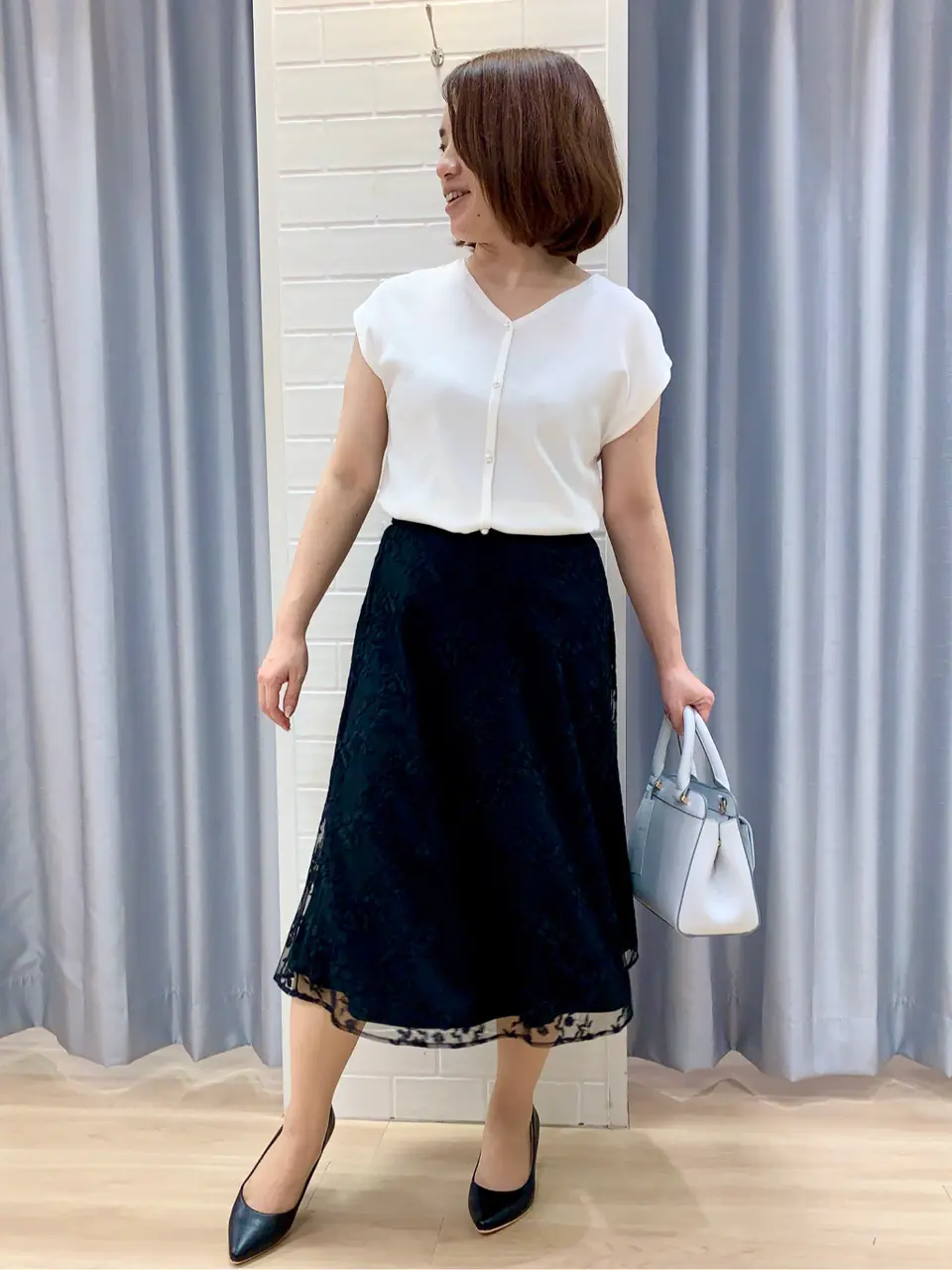 ANY SIS 丸岡 コーディネート画像