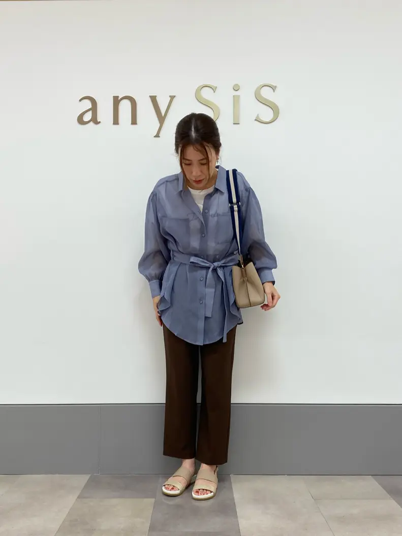 ANY SIS 長尾 コーディネート画像