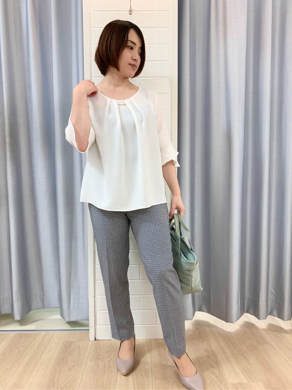 ANY SIS 丸岡 コーディネート画像