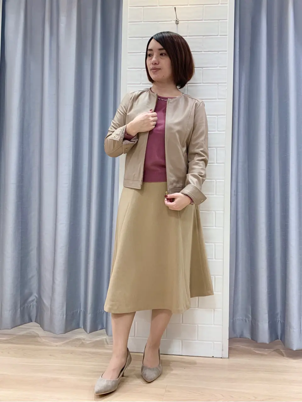 ANY SIS 丸岡 コーディネート画像