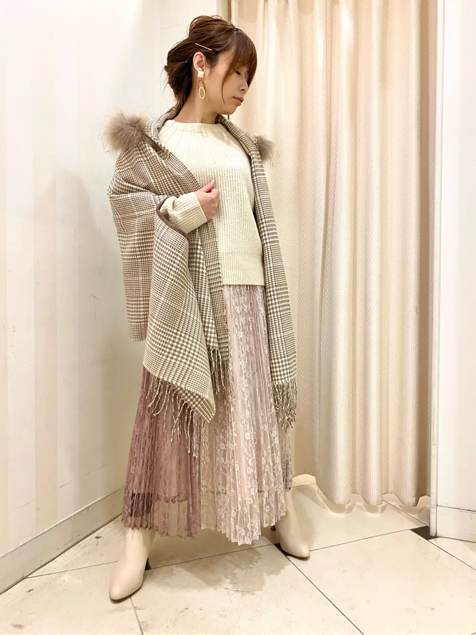 ANY SIS 横尾 コーディネート画像