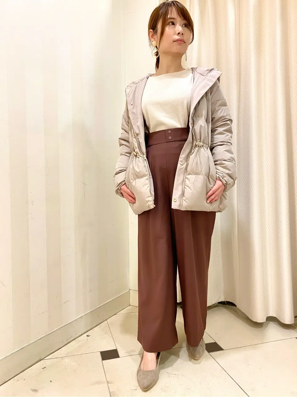 ANY SIS 横尾 コーディネート画像