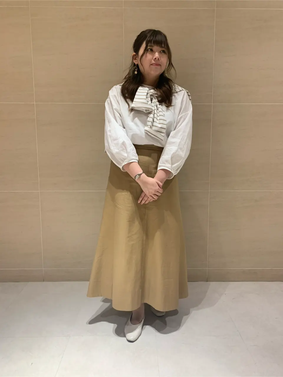  出口 コーディネート画像