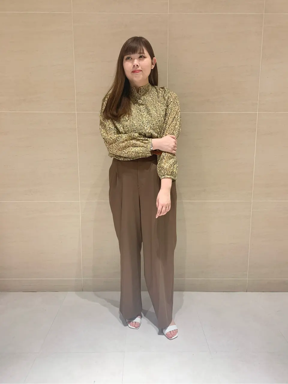  出口 コーディネート画像