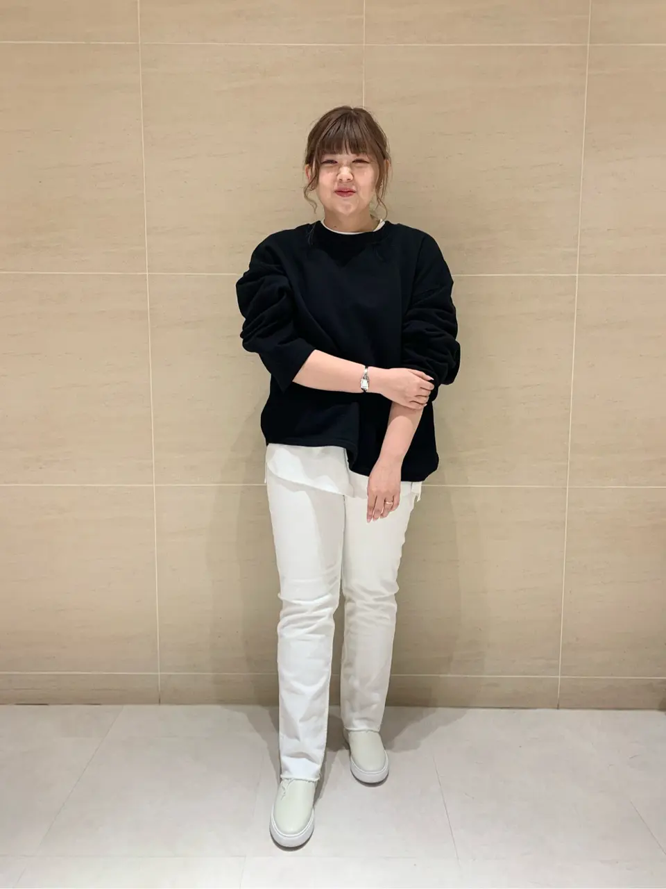  出口 コーディネート画像