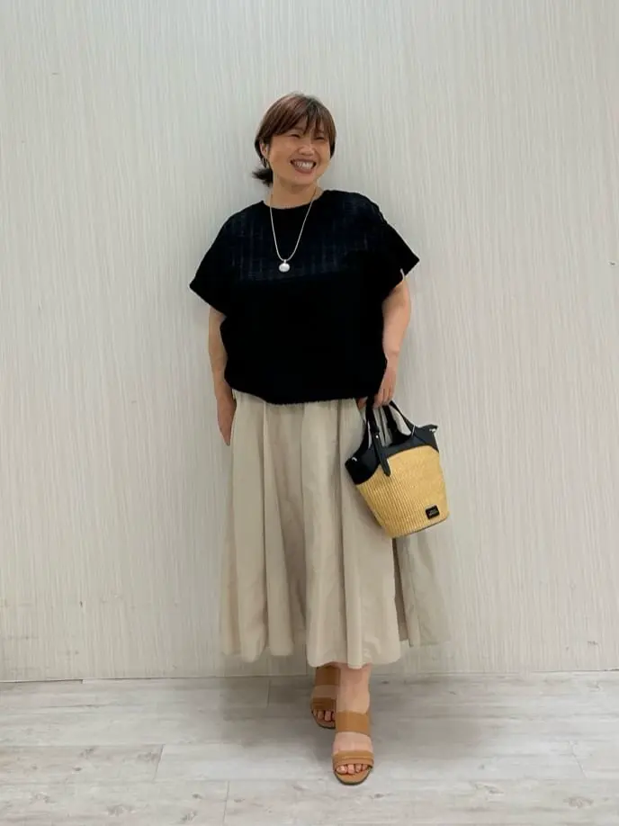 23区 L うめ子 コーディネート画像