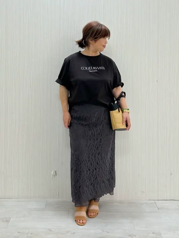 23区 L うめ子 コーディネート画像