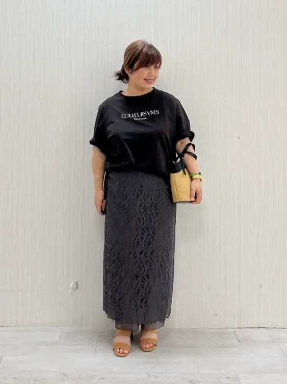 23区 L うめ子 コーディネート画像