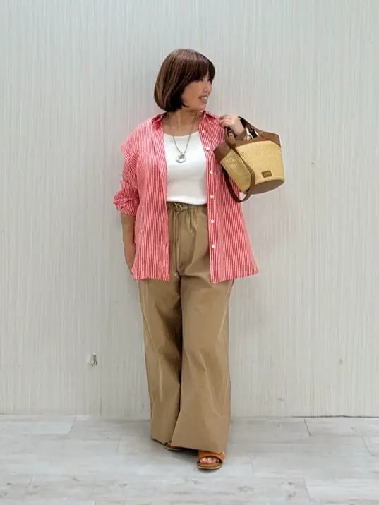 23区 L うめ子 コーディネート画像