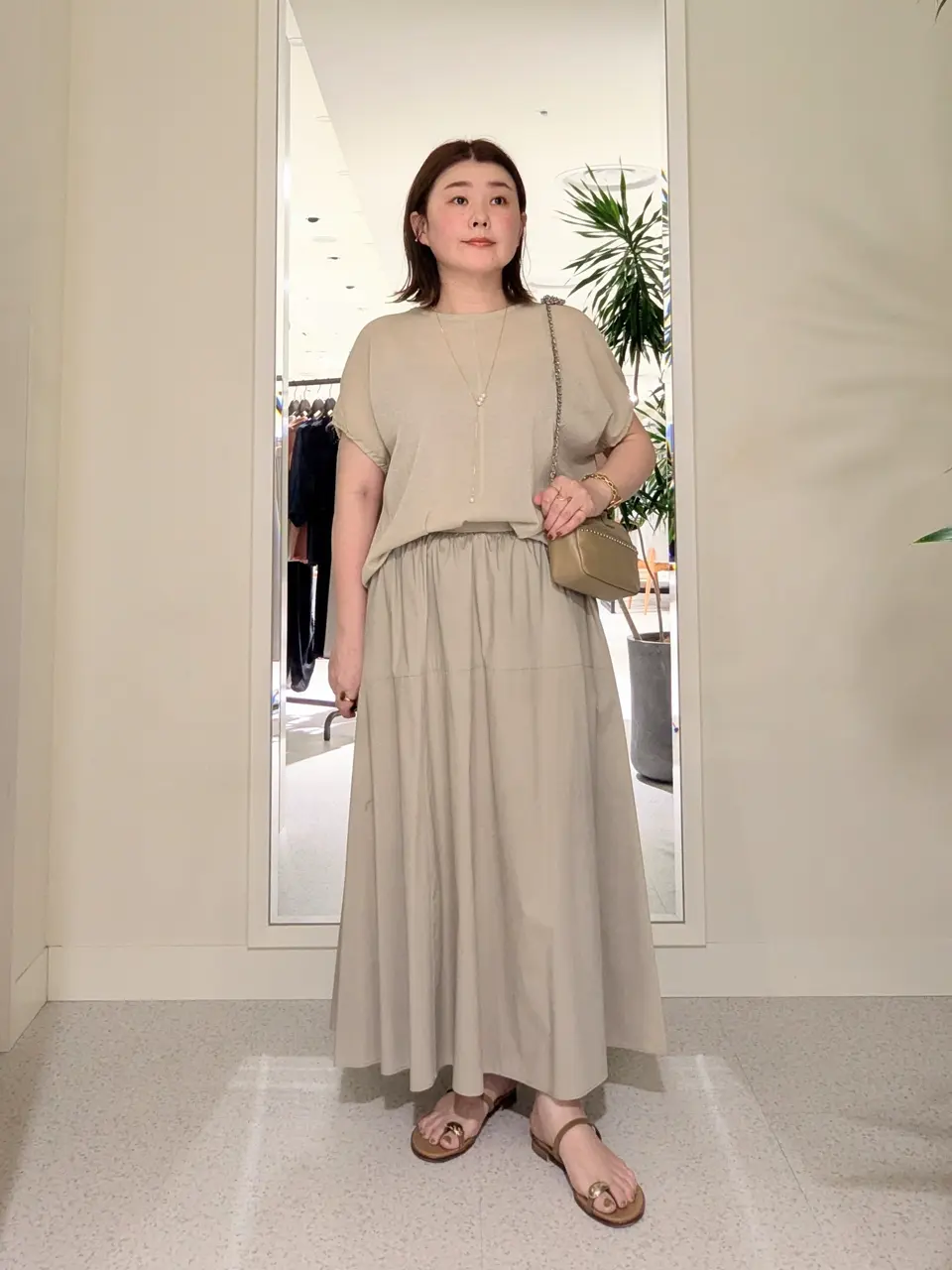 大きいサイズ 23区 中村アンさん着用フレアワンピース(自由区ICBクミキョク) 大きいサイズ 23区 中村アンさん着用フレアワンピース(自由区ICB