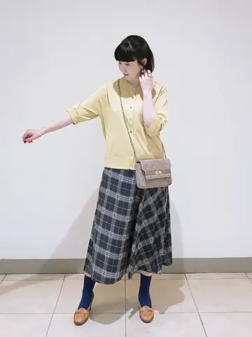 J.PRESS LADIES L スタッフ コーディネート画像