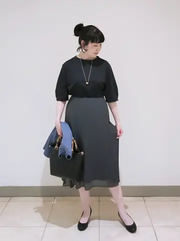 J.PRESS LADIES L スタッフ コーディネート画像