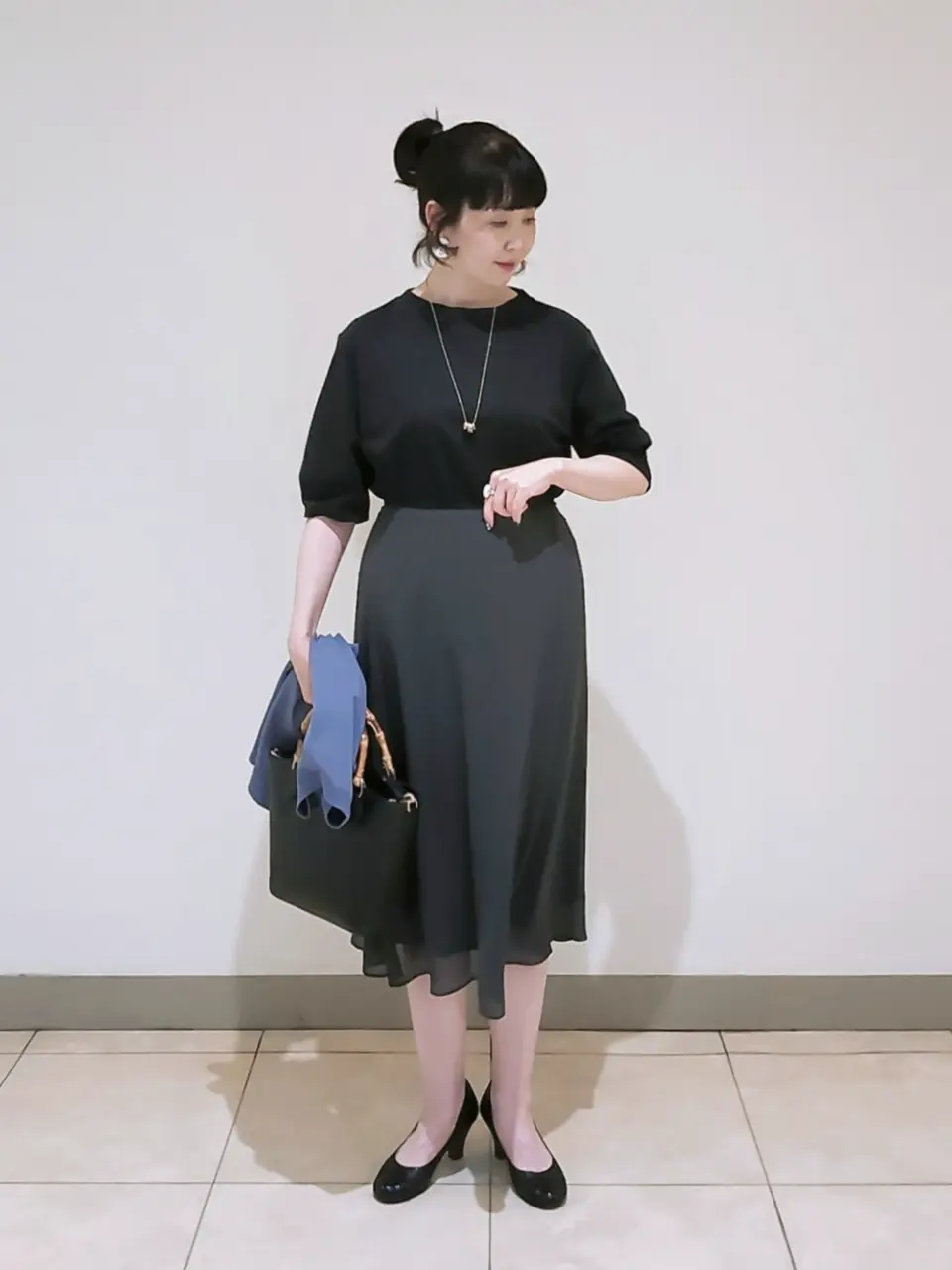 J.PRESS LADIES L スタッフ コーディネート画像