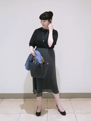 J.PRESS LADIES L スタッフ コーディネート画像