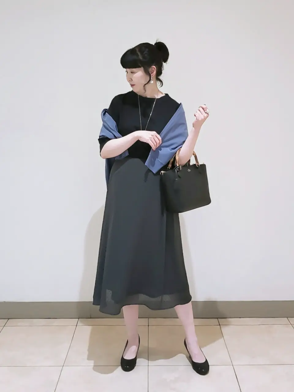 J.PRESS LADIES L スタッフ コーディネート画像