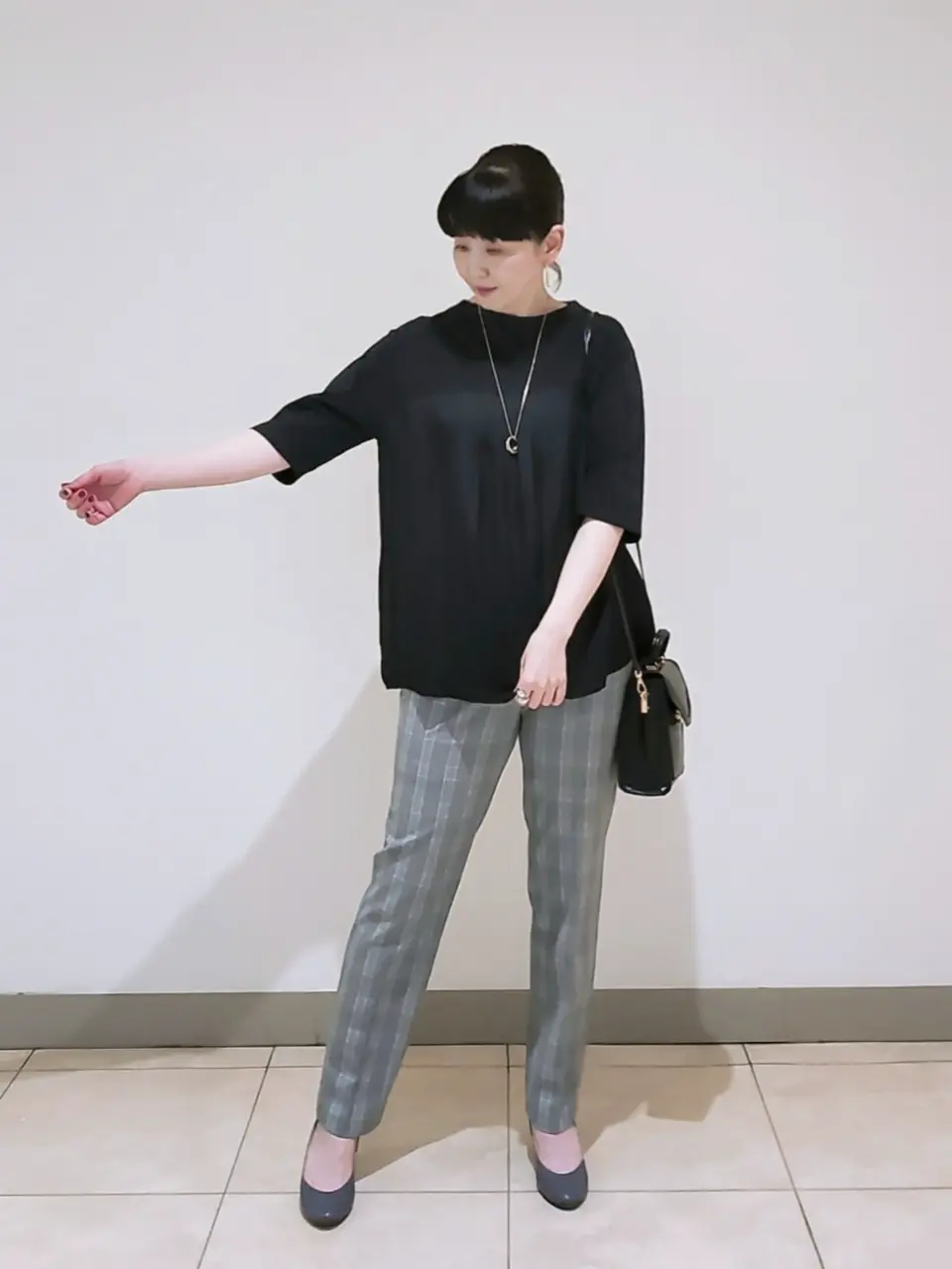 J.PRESS LADIES L スタッフ コーディネート画像