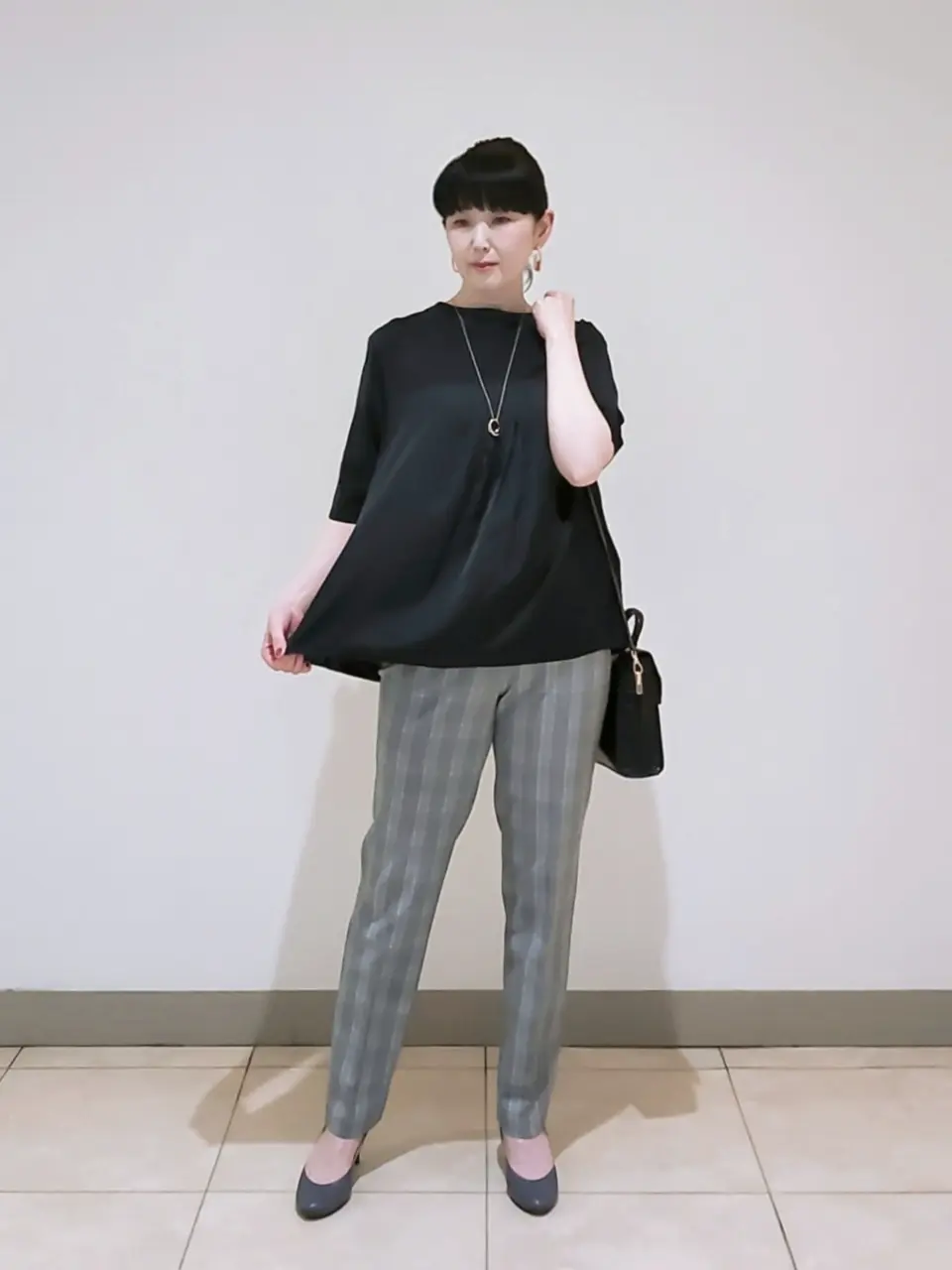 J.PRESS LADIES L スタッフ コーディネート画像