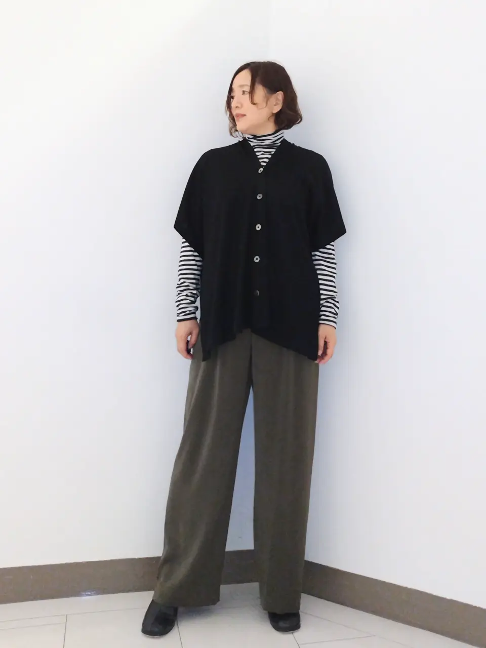 ✨美品✨ ICB オンワード樫山 パンツスーツ セットアップ ブラック 黒 XL ICB』「OUR WACOAL」と初のコラボレーションが実現