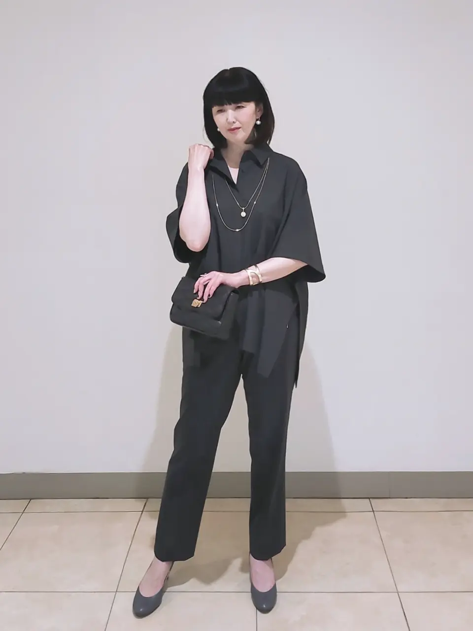 J.PRESS LADIES L スタッフ コーディネート画像