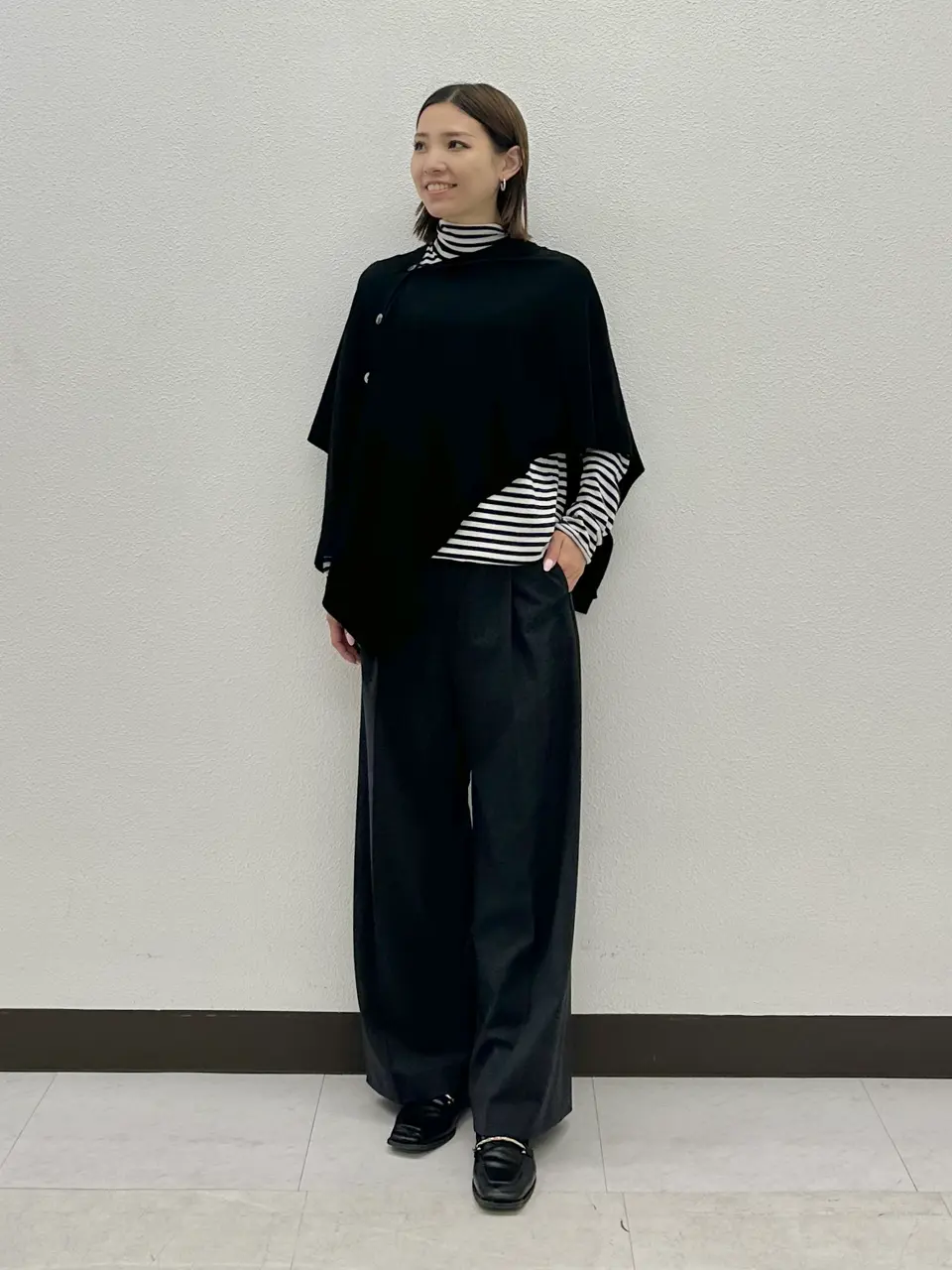 ✨美品✨ ICB オンワード樫山 パンツスーツ セットアップ ブラック 黒 XL スーツセレクション-2025 AW- | ONWARD CROSSET MAG